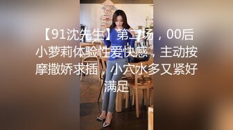 【91沈先生】第二场，00后小萝莉体验性爱快感，主动按摩撒娇求插，小穴水多又紧好满足