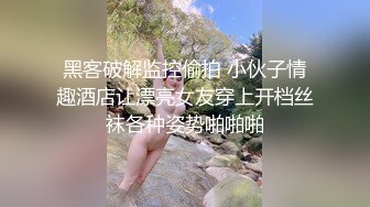 黑客破解监控偷拍 小伙子情趣酒店让漂亮女友穿上开档丝袜各种姿势啪啪啪