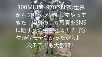 300MIUM-970 SNSの世界からプリケツ揺らしてやってきた！自身のエロ写真をSNSに晒す女の生態とは！？『学生時代モテなかったから』⇒穴モテでも大歓迎！